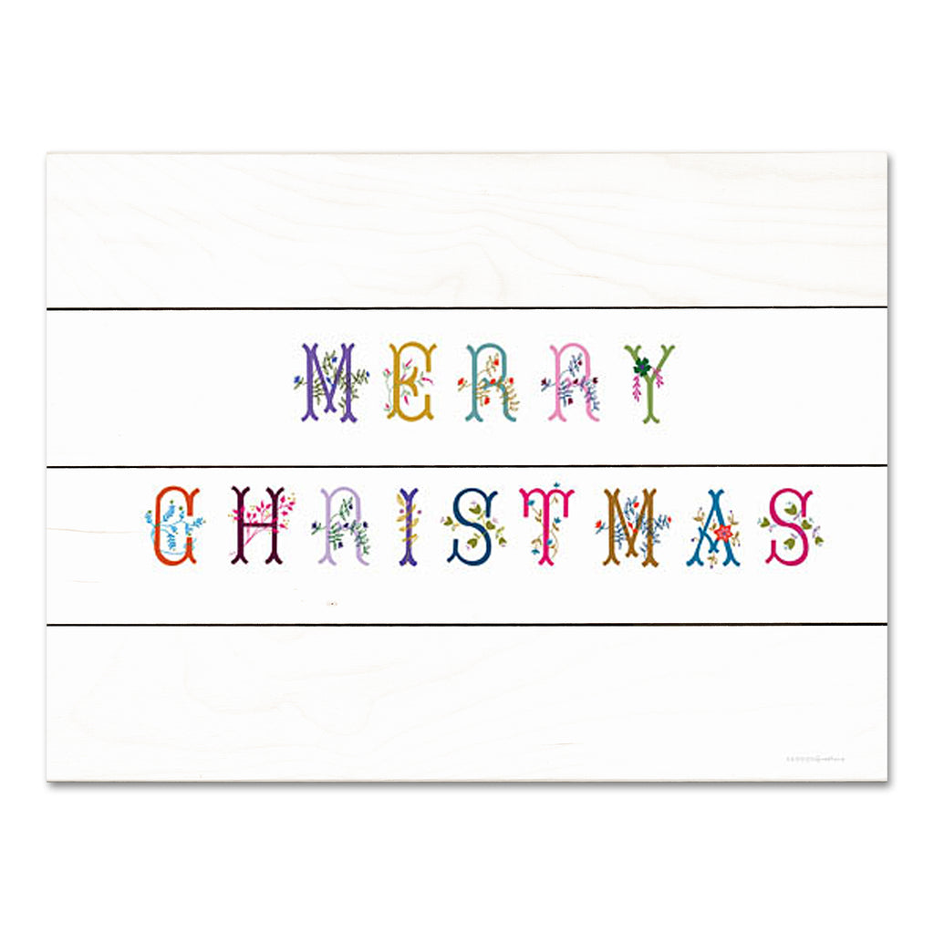 Kamdon Kreations KAM637PAL - KAM637PAL - Boho Merry Christmas - 16x12 Christmas, Holidays, Typography, Signs, Merry Christmas, Greenery, Flowers, Winter from Penny Lane