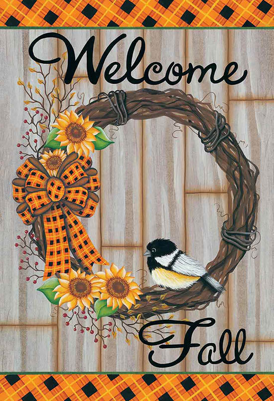 Lisa Kennedy Licensing KEN1076 - KEN1076 - Welcome Fall Wreath - 0  from Penny Lane