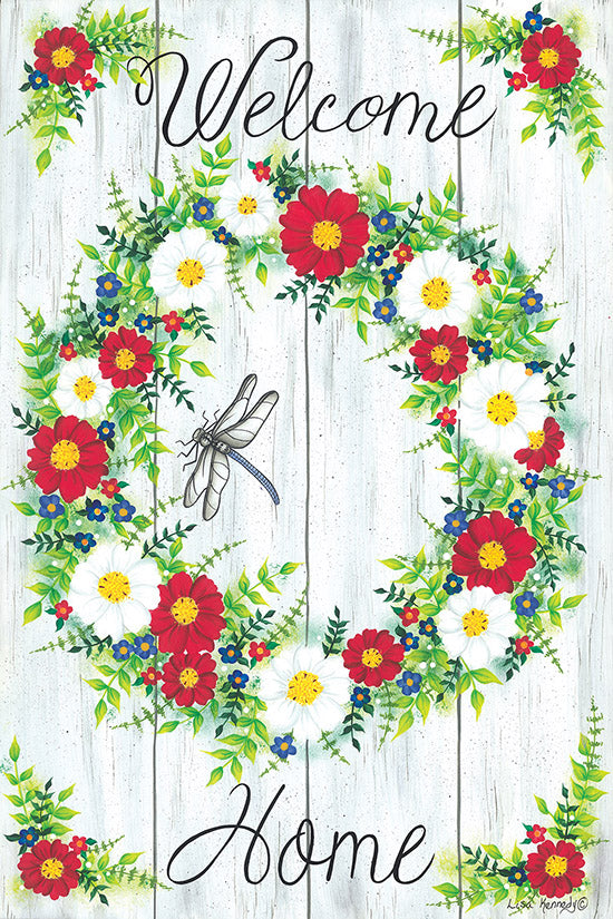 Lisa Kennedy Licensing KEN1175 - KEN1175 - Welcome Home Wreath - 0  from Penny Lane