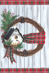 KEN1204 - Birdhouse Wreath - 12x18