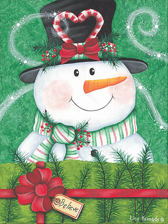 Lisa Kennedy Licensing KEN1226LIC - KEN1226LIC - Snowman Gift - 0  from Penny Lane