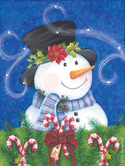 KEN1227 - Snowman & Candy Canes - 12x16