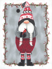 KEN1238 - Boy Gnome & Cardinal - 12x16