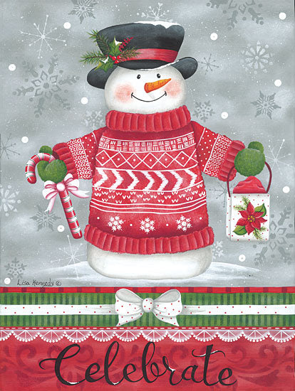 Lisa Kennedy Licensing KEN1261LIC - KEN1261LIC - Red Sweater Snowman - 0  from Penny Lane