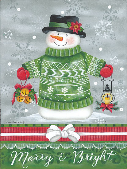 Lisa Kennedy Licensing KEN1262LIC - KEN1262LIC - Green Sweater Snowman - 0  from Penny Lane