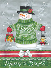 KEN1262LIC - Green Sweater Snowman - 0