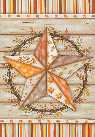 Lisa Kennedy KEN942 - Fall Barn Star - Autumn, Barn Star, Berries from Penny Lane Publishing