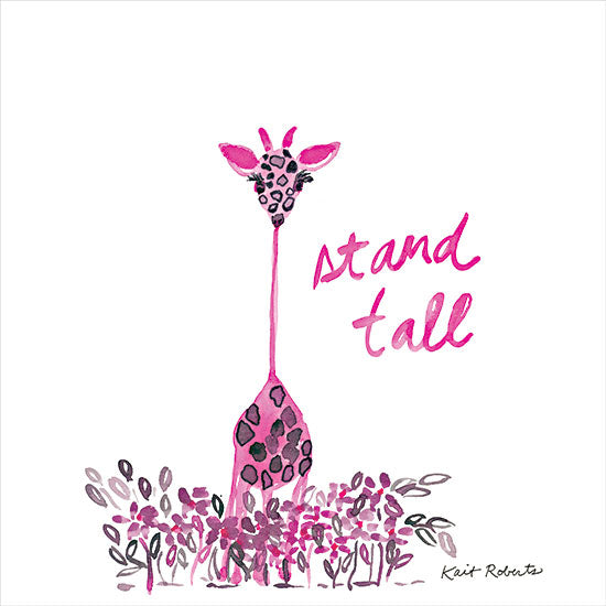 Kait Roberts KR765 - KR765 - Stand Tall - 12x12 Stand Tall, Giraffe, Abstract, Motivational, Tween from Penny Lane