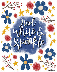 LAR444 - Red White & Sparkle - 12x12