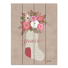 LAR473PAL - Peace Christmas Stocking - 12x16