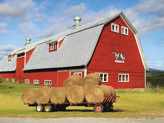 Lori Deiter LD1109 - Vermont Dairy Farm - Dairy, Barn, Hay, Wagon from Penny Lane Publishing