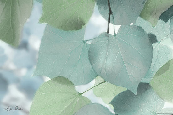 Lori Deiter LD1567 - Aqua Leaves - 18x12 Leaves, Filter, Photography from Penny Lane