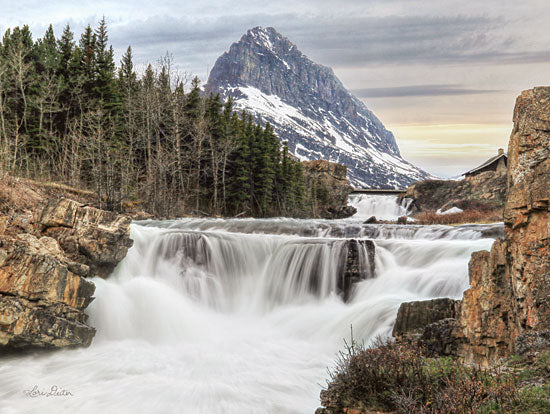 Lori Deiter LD1847 - LD1847 - Swiftcurrent Falls          - 16x12 Swiftcurrent Falls, Waterfall, Trees, Mountains, Rocks, Photography, Landscape from Penny Lane