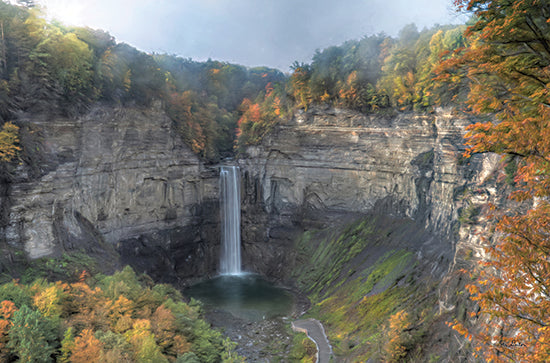 Lori Deiter LD1977 - LD1977 - Autumn at Taughannock Falls    - 18x12 Taughannock Fall, Waterfall, Canyon, Autumn, Water, River from Penny Lane