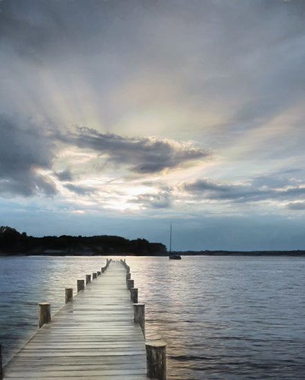 Lori Deiter LD2002 - LD2002 - Sunset on the Bay - 12x16 Sunset, Bay, Lake, Pier, Photography, Landscape from Penny Lane