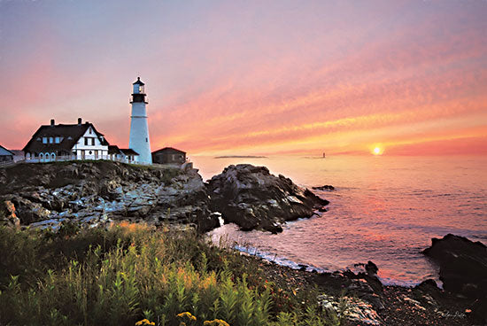 Lori Deiter LD2454 - LD2454 - Sunrise at Portland Head - 18x12 Portland Head Lighthouse, Portland, Maine, Photography, Lighthouse, Coastal, Sunrise, Landscape from Penny Lane