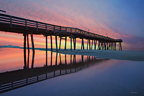 Lori Deiter LD2455 - LD2455 - Daybreak at Ocean City - 18x12 Daybreak at Ocean City, Photography, Bridge, Coastal, Reflection, Nature, Landscape from Penny Lane