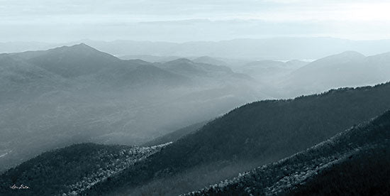 Lori Deiter LD2656 - LD2656 - Adirondack View - 18x9 Adirondack Mountains, New York, Trees, Fog, Nature, Photography from Penny Lane