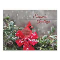 LD3068PAL - Season's Greetings Cardinal - 16x12