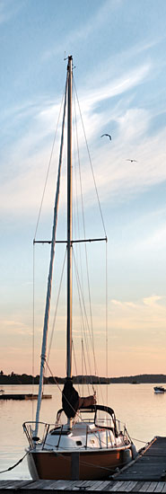 Lori Deiter LD3214 - LD3214 - Docked II - 6x18 Coastal, Photography, Boat, Sailboat, Lake, Landscape, Masculine, Dock, Summer from Penny Lane