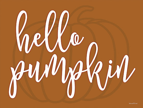 lettered & lined LET436 - LET436 - Hello Pumpkin - 16x12 Hello Pumpkin, Fall, Autumn, Typography, Signs from Penny Lane