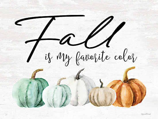 lettered & lined LET497 - LET497 - Fall is My Favorite Color - 16x12 Fall is My Favorite Color, Pumpkins, Fall, Autumn, Typography, Signs from Penny Lane