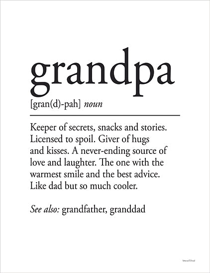 lettered & lined Licensing LET689LIC - LET689LIC - Grandpa Definition 2 - 0  from Penny Lane