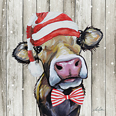 LK134 - Christmas Cow I - 12x12