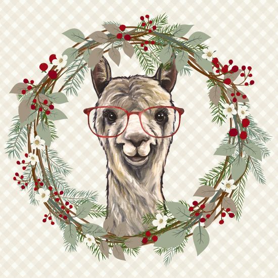 Lee Keller Licensing LK144LIC - LK144LIC - Christmas Llama Wreath - 0  from Penny Lane