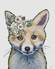 LK174 - Floral Fox - 12x16