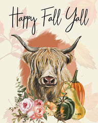 LK213 - Happy Fall Y'all Highland - 12x16