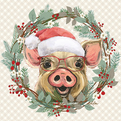 LK239 - Christmas Pig - 12x12