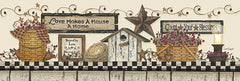 LS1596 - Love Makes a House a Home - 36x12