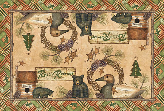 Linda Spivey Licensing LS1709 - LS1709 - Lodge Rug I - 0  from Penny Lane