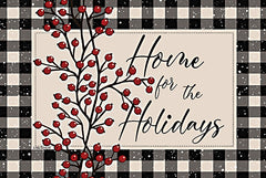 LS1829 - Home for the Holidays with Berries - 18x12