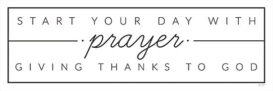 Lux + Me Designs LUX254 - LUX254 - Start Your Day with Prayer   - 18x6 Start Your Day With Prayer, Give Thanks, Religious, Signs from Penny Lane