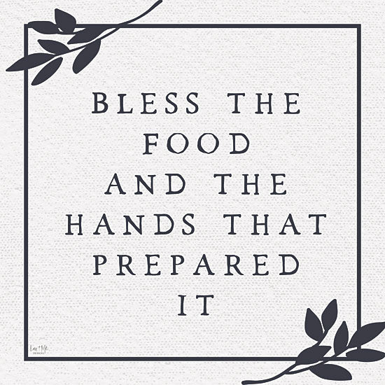 Lux + Me Designs LUX263 - LUX263 - Bless the Food - 12x12 Bless the Food, Prayer, Kitchen, Typography, Signs from Penny Lane