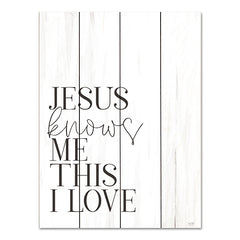 LUX639PAL - Jesus Knows Me - 12x16