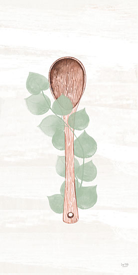 Lux + Me Designs LUX785 - LUX785 - Kitchen Utensils - Wooden Spoon - 9x18 Kitchen, Utensils, Wooden Spoon, Greenery from Penny Lane