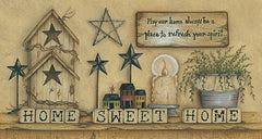 MARY473 - Home Sweet Home - 30x16