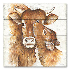 MARY574PAL - Mama & Baby Calf - 12x12