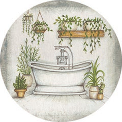 MARY582RP - Bathtub Greenery - 18x18