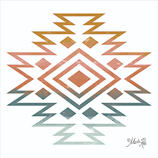 Marla Rae MAZ5811 - MAZ5811 - Tranquil Tribal Print 2 - 12x12 Tribal Print, Patterns, Southwestern from Penny Lane