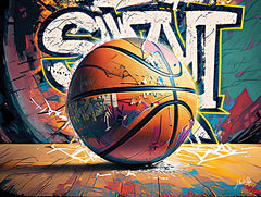 MAZ5972 - Graffiti Basketball - 16x12