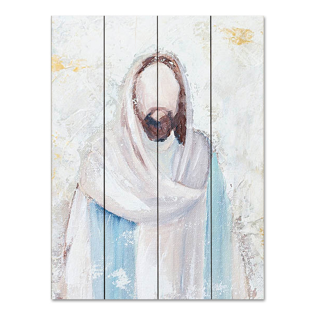 Mackenzie Kissell MKA109PAL - MKA109PAL - Good Shepherd - 12x16 Religious, Shepherd, Bible Figure, Abstract, Figurative from Penny Lane