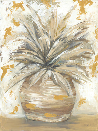 Mackenzie Kissell MKA146 - MKA146 - Bohemian Pampas - 12x16 Abstract, Pampas Grass, Pampas, Pot, Potted Pampas Grass, Bohemian, Gold, Neutral Palette from Penny Lane