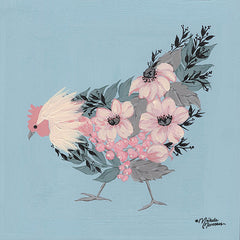 MN261LIC - Blue Floral Hen - 0