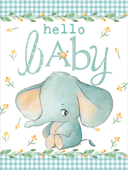 Mollie B. Licensing MOL2484LIC - MOL2484LIC - Hello Baby Elephant Blue - 0  from Penny Lane