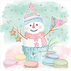 MOL2533 - Joy Macaroons Snowman    - 12x12