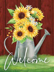 MOL2754 - Welcome Sunflower Watering Can - 12x16